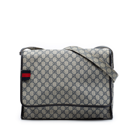 Gucci Handbags - Pre-Loved Gucci GG Supreme Web Messenger Bag